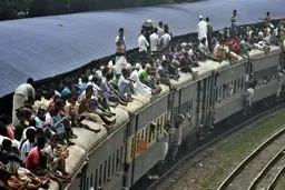 قطار این طوری دیده بودید؟/عکس