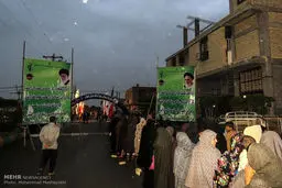 روایتی تصویری از صف های طولانی بیماران بیمارستان صحرایی شهید آیت الله صدوقی