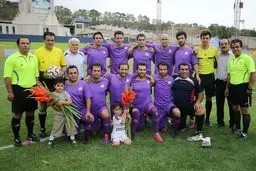 گزارش یک مسابقه جذاب به یاد شهدای غواص؛ از مهاجم شدن مهدی رحمتی تا تقلید حرکات دایی از سوی گوران + عکس