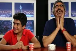 سروش صحت و پسرش/ عکس