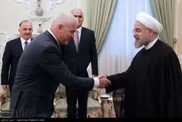 دیدار وزیر صنعت و اقتصاد جمهوری آذربایجان با روحانی/تصاویر
