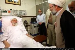 عیادت فرزند ارشد حضرت آیت‌الله وحید خراسانی از رهبر انقلاب/ تصاویر