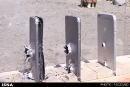 چند آیفون یک گلوله را متوقف می‌کند؟ +عکس