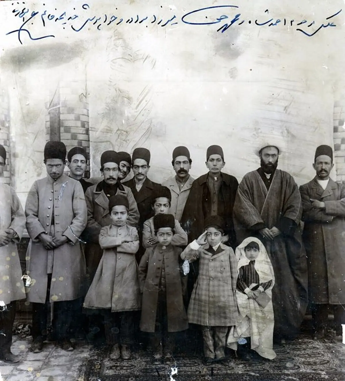 احمد شاه در 6 سالگی /عکس