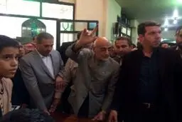 حضور ميرسليم در انتخابات/ عکس