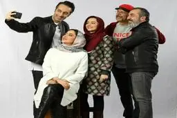 سلفی بازیگران سریال گلشیفته/عکس