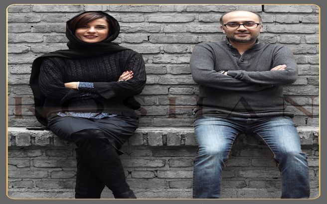 عکس سارا بهرامی در کنار کارگردان جوان