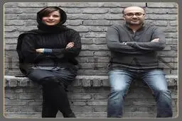 عکس سارا بهرامی در کنار کارگردان جوان