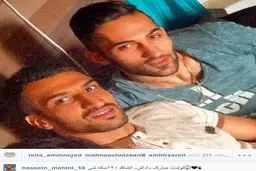 عکس/ تبریک تولد ماهینی به صادقیان!