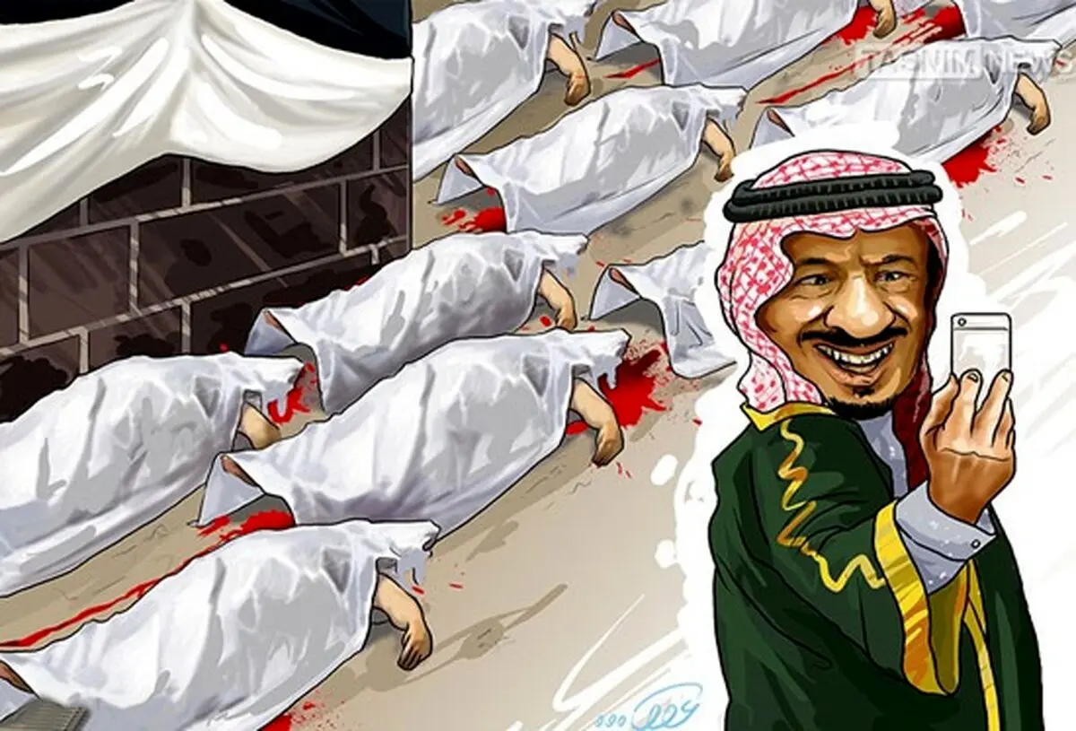کاریکاتور/ سلفی جدید پادشاه عربستان!