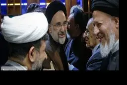 ماجرای حضور سید محمد خاتمی و ناطق نوری در یک مراسم + عکس