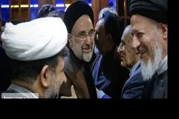 ماجرای حضور سید محمد خاتمی و ناطق نوری در یک مراسم + عکس