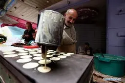 عکس/ اولین روز رمضان در غزه