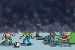 کاریکاتور‌های آلودگی هوا/تصاویر