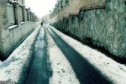 تصاویری از بارش برف بهاری در کرج