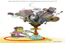 قلیان می‌کشید یا.../ کاریکاتور