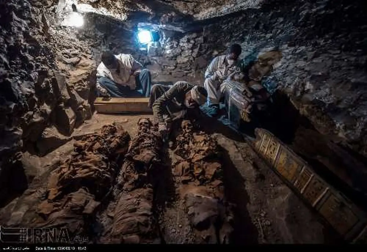 تصاویر دیدنی از مومیایی کشف شده  کارگران مصری در یک آرامگاه باستانی