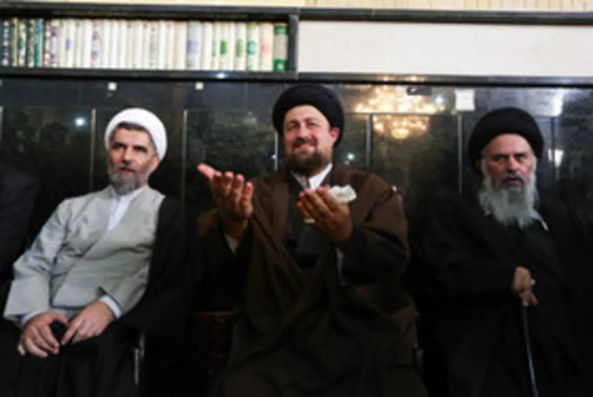 مراسم ترحیم همسر آیت‌الله خاتمی/ تصاویر