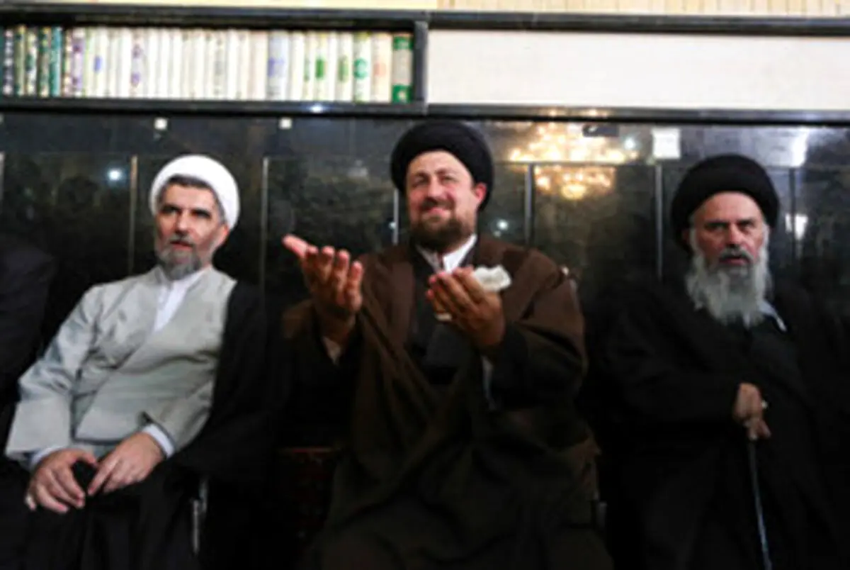 مراسم ترحیم همسر آیت‌الله خاتمی/ تصاویر