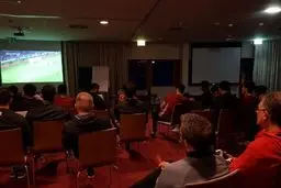 اعضای تیم ملی ایران تماشاگر شکست پرتغال/ طلسم رونالدو پابرجا ماند + عکس