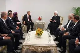 تصاویری از دیدار روحانی و رجب طیب اردوغان در استانبول