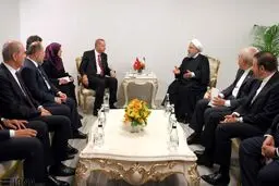 تصاویری از دیدار روحانی و رجب طیب اردوغان در استانبول