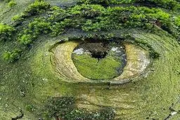 آیا تا به حال چشم زمین را دیده اید؟! / عکس