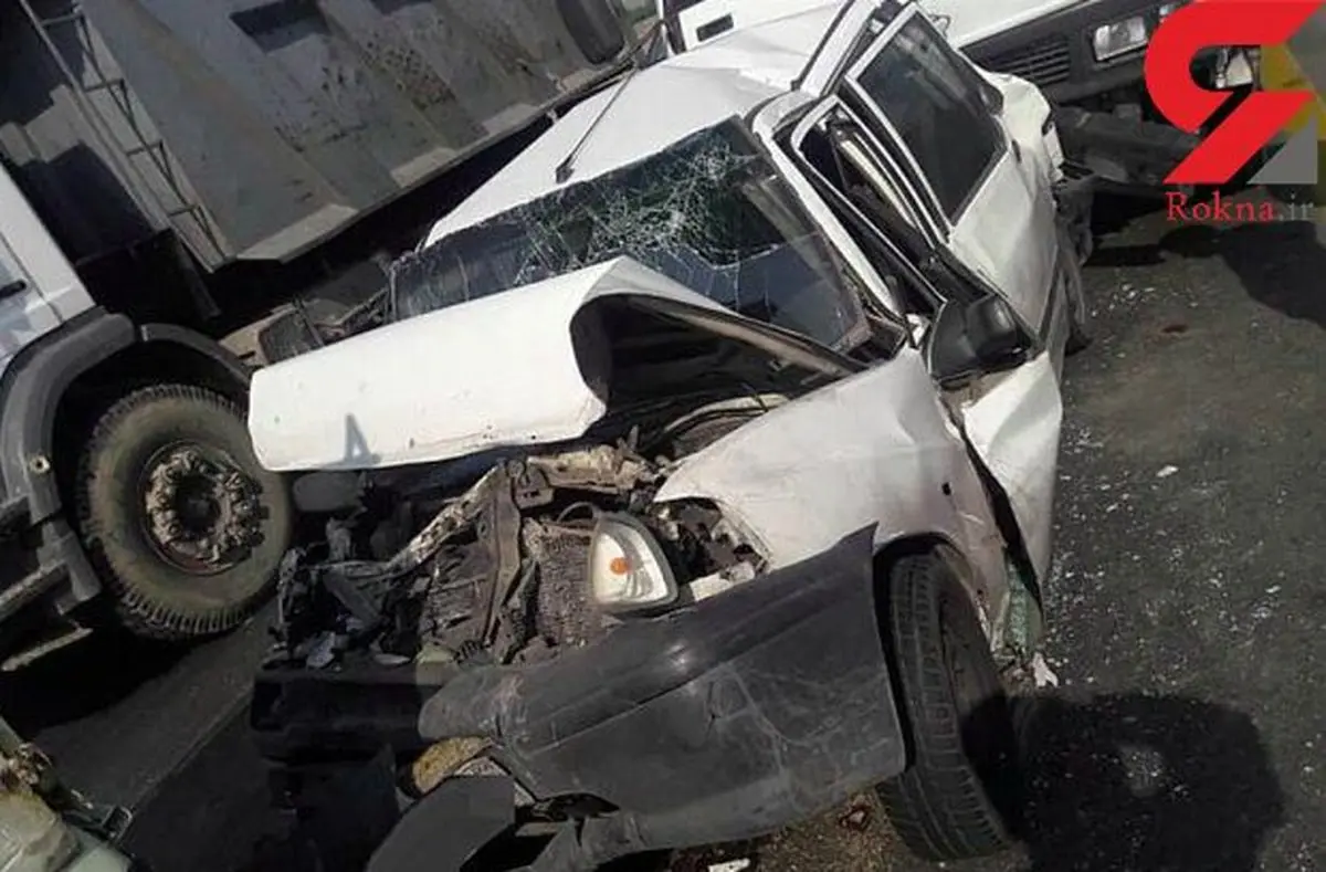 تصادف شدید در جاده خاوران +عکس