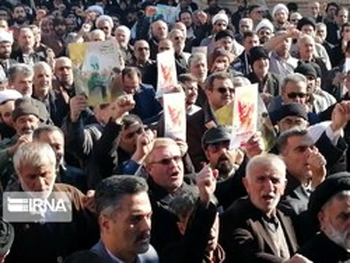 مردم گرگان در دفاع از صلابت نظام راهپیمایی کردند