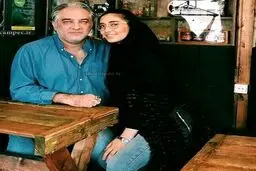 ایرج نوذری در کنار دخترش!/عکس