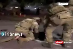 ويدئويي از برخورد وحشيانه پلیس با يك زن