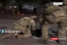 ويدئويي از برخورد وحشيانه پلیس با يك زن