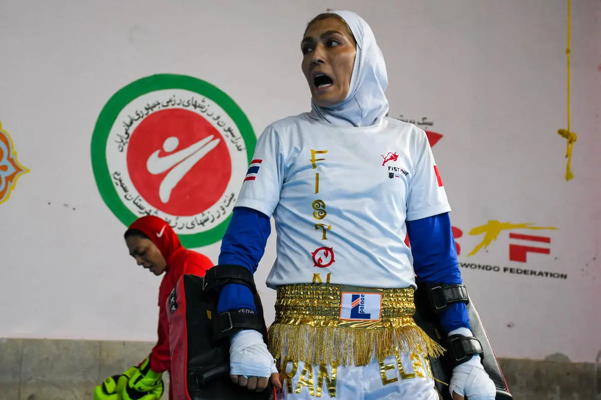 تمرین خواهران منصوریان برای مسابقات جهانی