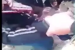 فیلم/سرهنگی که خودش را پلکان مردم کرد