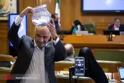 تصاویری از حواشی رای‌گیری برای انتخاب شهردار تهران