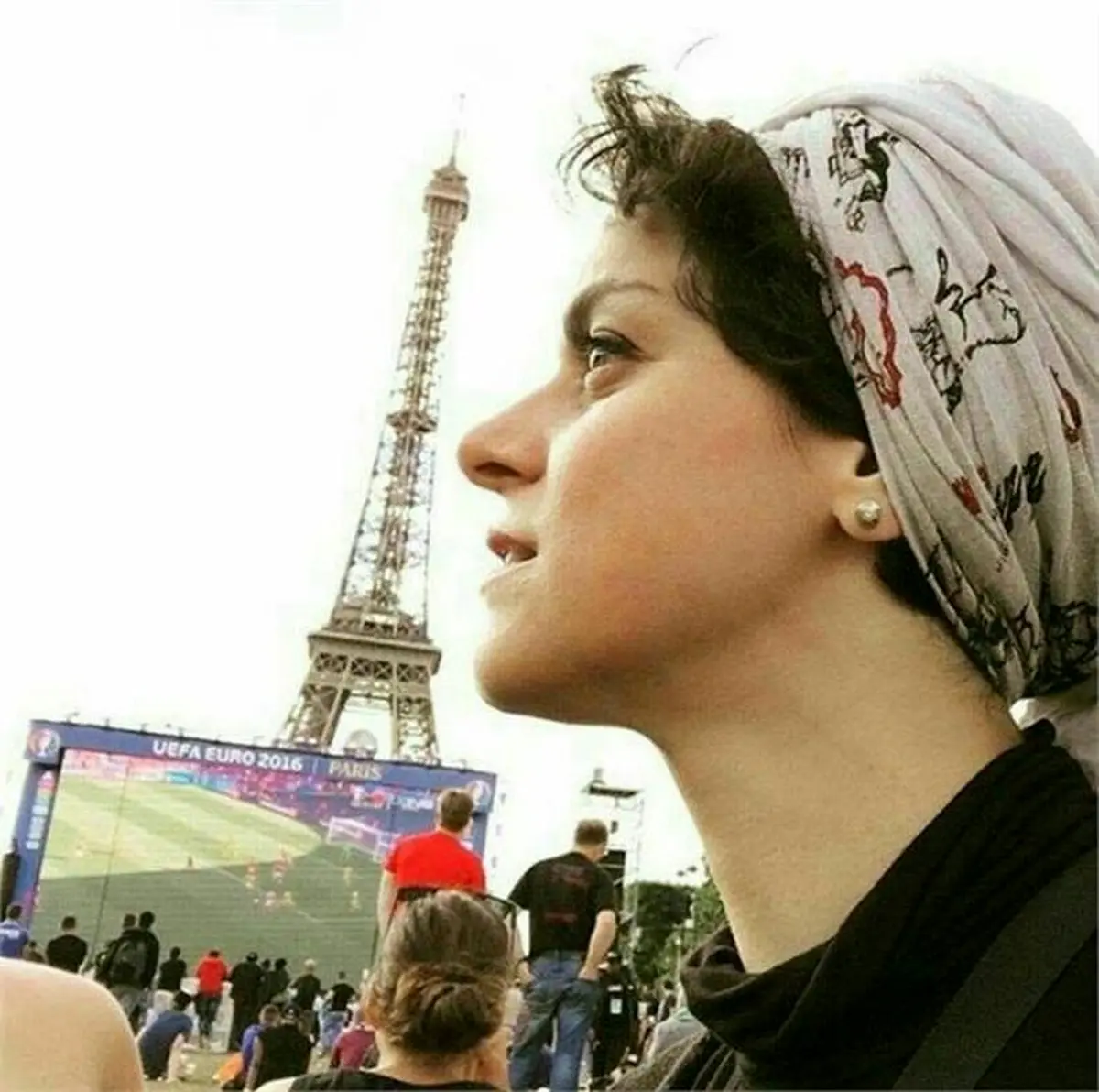 بازیگر سریال شهرزاد در یورو 2016 + تصویر