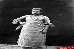 عكس/ قصاب دوره قاجار