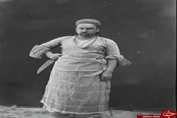 عكس/ قصاب دوره قاجار