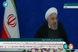 روحانی: مردم با ماسک و بدون روبوسی عید دیدنی کنند+فیلم