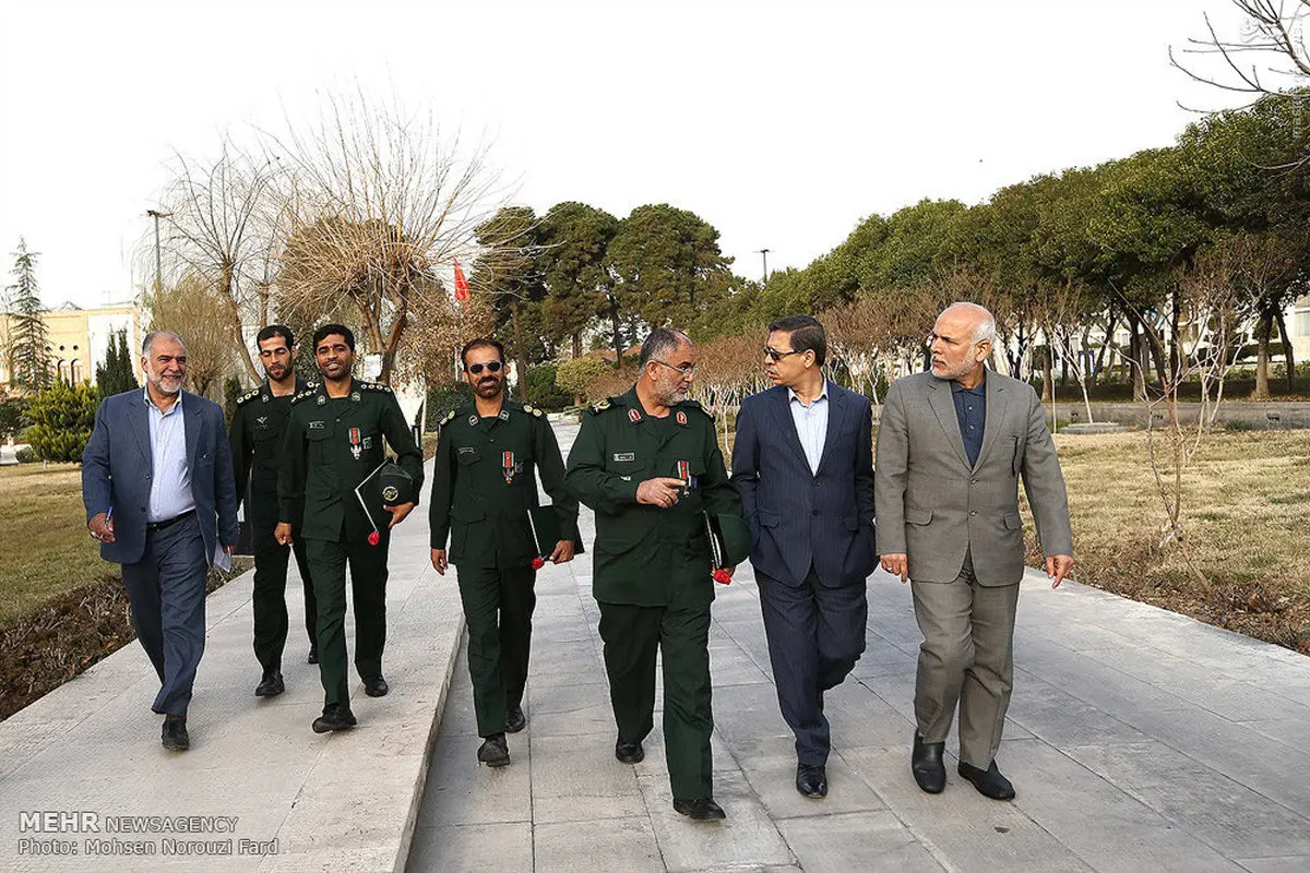 مدال آوران سپاه در یک قاب/ عکس