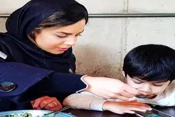 تصویری از همسر احسان خواجه امیری و متنی که برای او نوشت