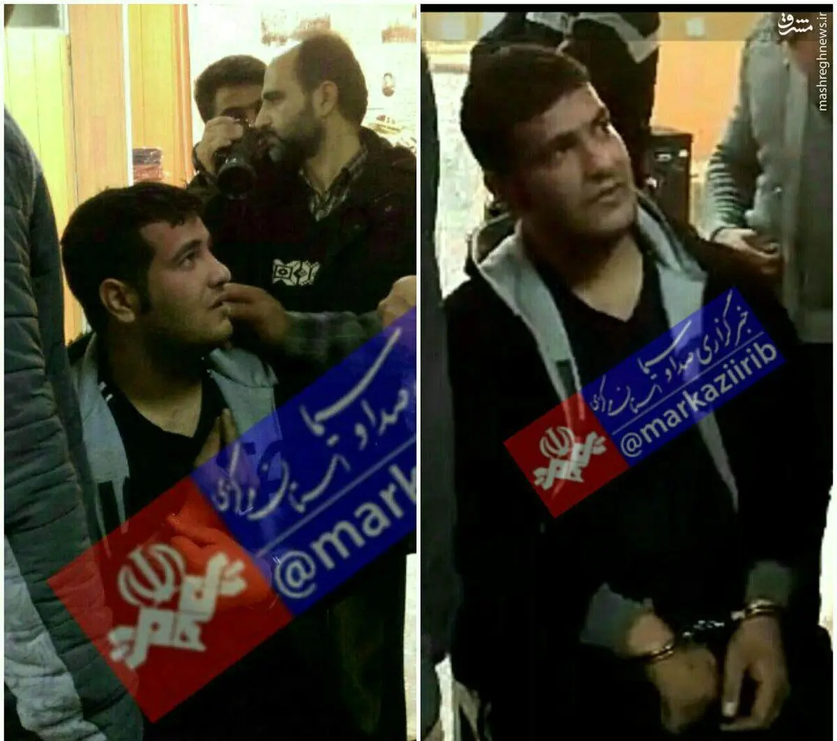 قاتل فراری اراک، پس از دستگیری/ عکس