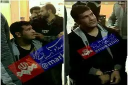 قاتل فراری اراک، پس از دستگیری/ عکس
