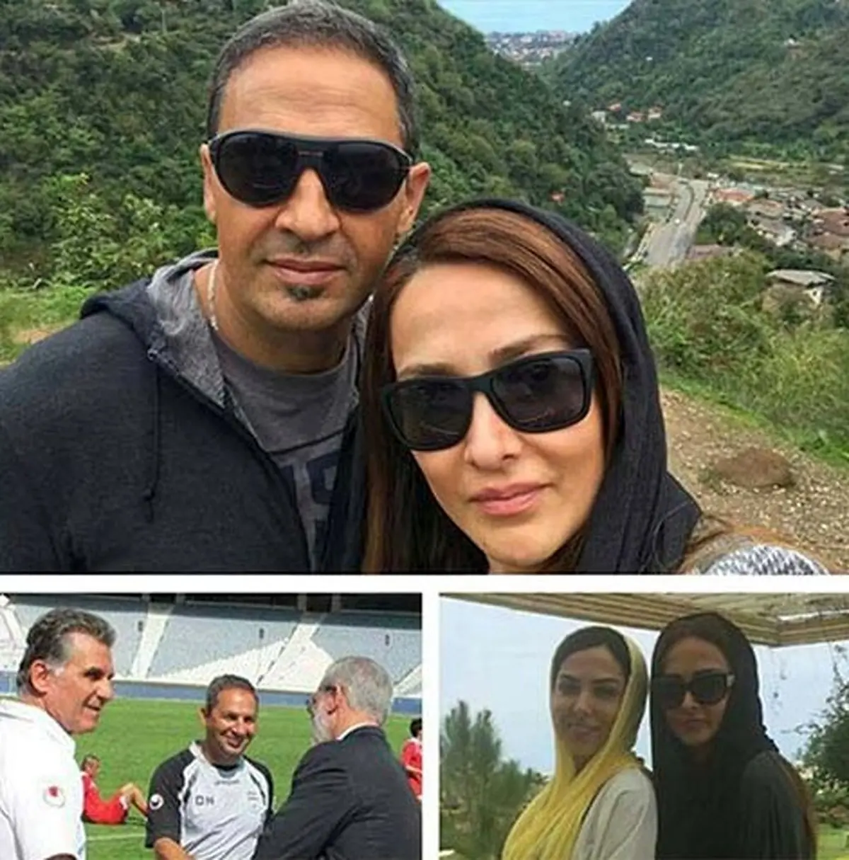 عروسی امید نمازی دستیار کی روش با تارا اوتادی خواهر لیلا اوتادی! عکس