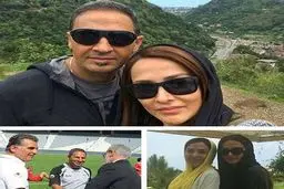 عروسی امید نمازی دستیار کی روش با تارا اوتادی خواهر لیلا اوتادی! عکس