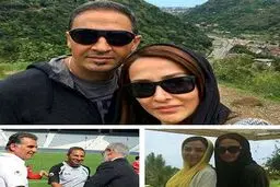 عروسی امید نمازی دستیار کی روش با تارا اوتادی خواهر لیلا اوتادی! عکس