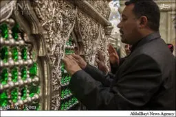 زیارت حرم حضرت ابراهیم مجاب(ع) در کربلا/تصاویر