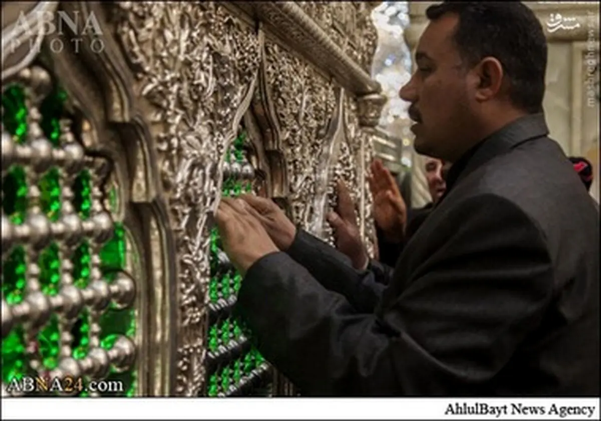 زیارت حرم حضرت ابراهیم مجاب(ع) در کربلا/تصاویر