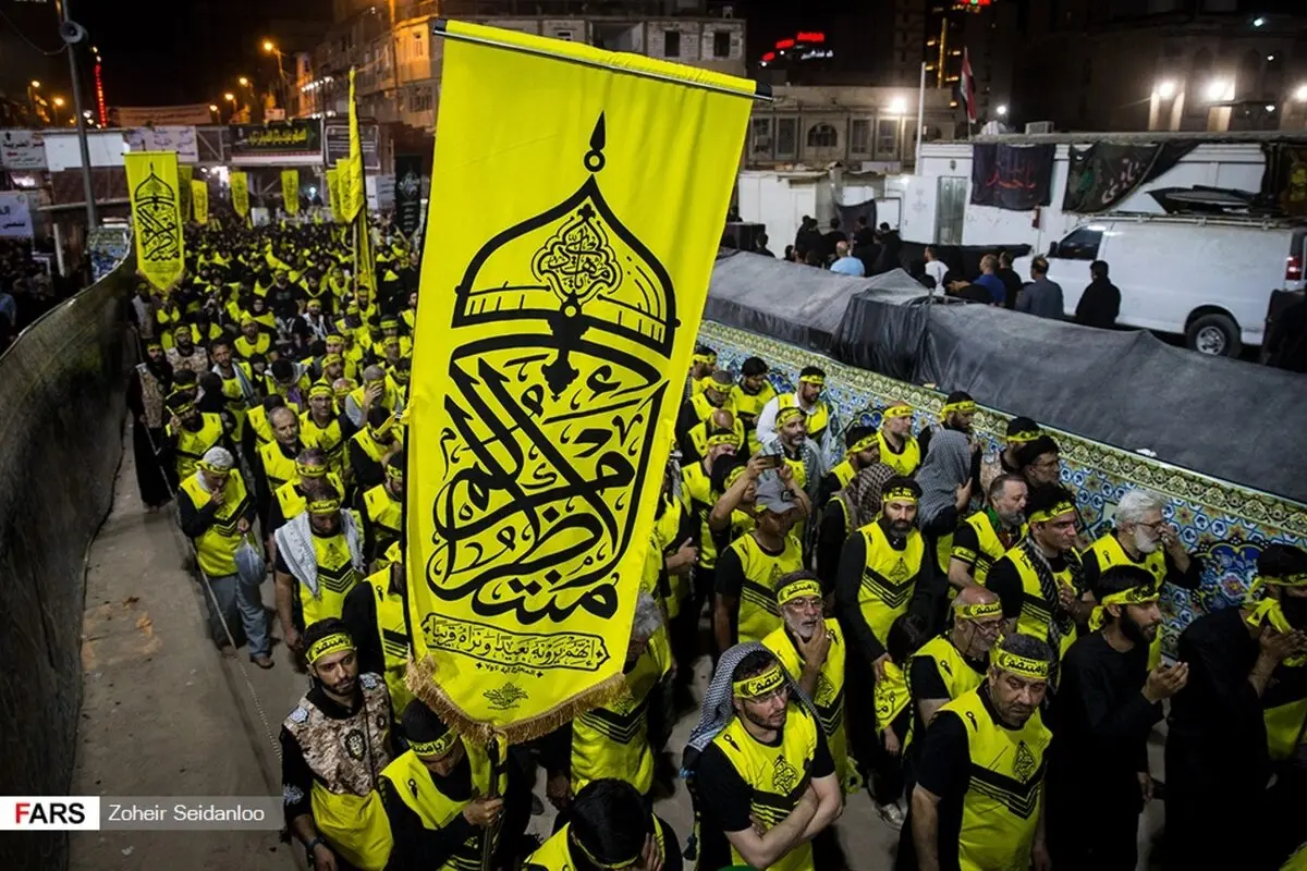 موکب هنرمندان در اربعین + تصاویر