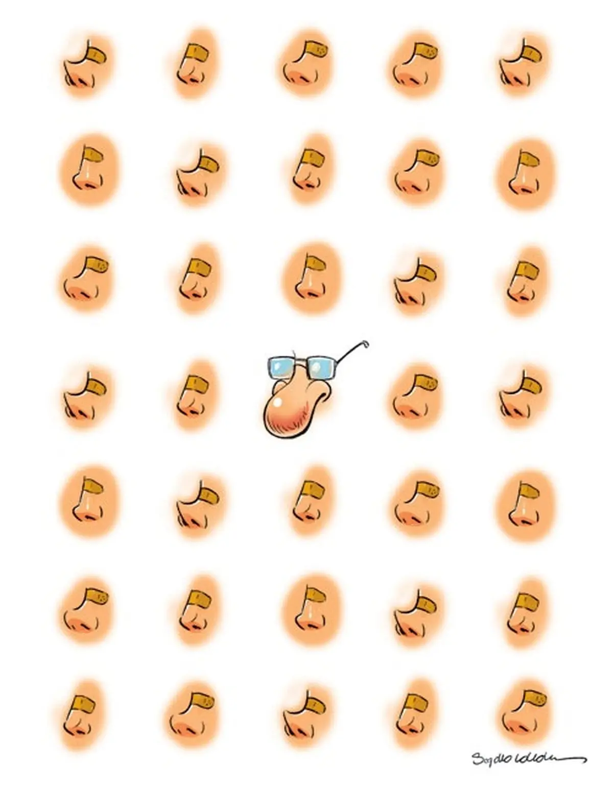 ایران پایتخت عمل جراحی بینی در جهان/کاریکاتور